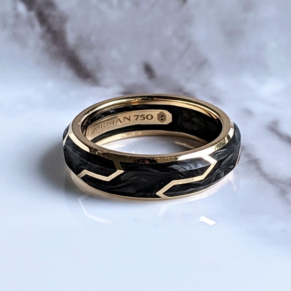 david yurman forged carbon ring